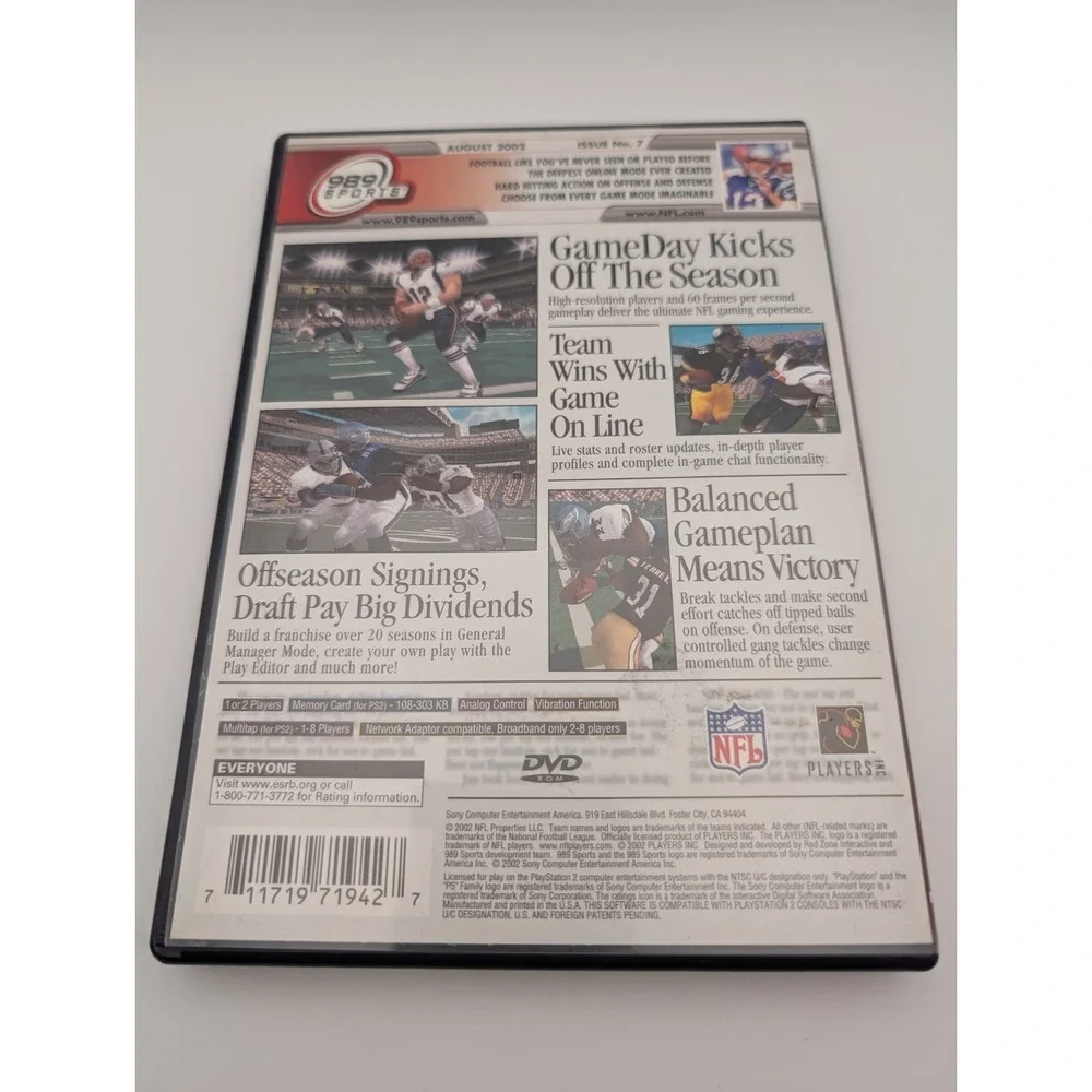 NFL Gameday‎ 2003 - Sony PlayStation 2 PS2 Complete CIB Original Case Tested